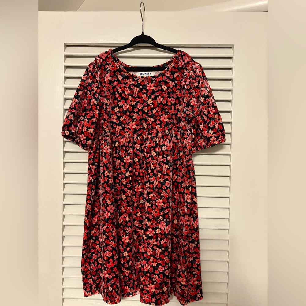 Floral Red Dress by Old Navy